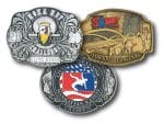 Custom Cast Metal Belt Buckle (3.5"x2.5") - 2